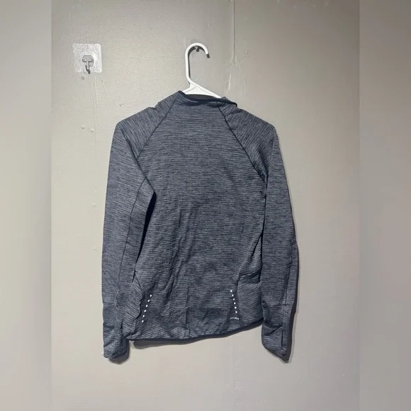 Nike Charcoal Heather Zip-Up Jacket - Picture 2 of 2